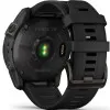 Garmin Fenix 7X Sapphire Solar Carbon Gray DLC Titanium with Black Band