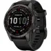 Garmin Fenix 7S Sapphire Solar Carbon Gray DLC Titanium with Black Band