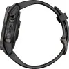 Garmin Fenix 7S Sapphire Solar Carbon Gray DLC Titanium with Black Band