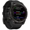 Garmin Fenix 7S Sapphire Solar Carbon Gray DLC Titanium with Black Band