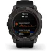 Garmin Fenix 7S Sapphire Solar Carbon Gray DLC Titanium with Black Band