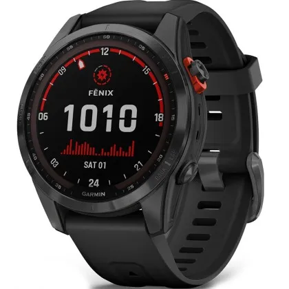 Garmin Fenix 7 Solar Slate Gray with Black Band в Дубно