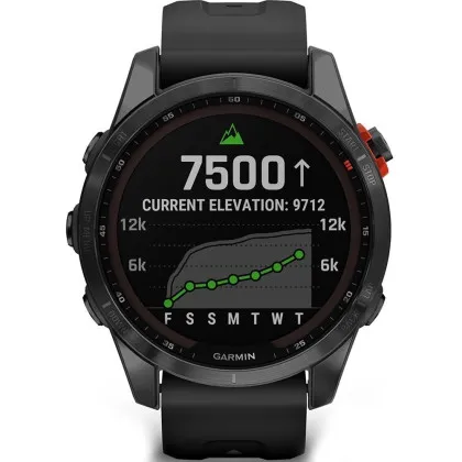 Garmin Fenix 7 Solar Slate Gray with Black Band в Дубно