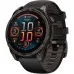 Garmin Fenix 8 47mm AMOLED Sapphire Carbon Gray DLC Titanium with Black/Pebble Gray Silicone Band