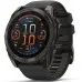 Garmin Fenix 8 51mm AMOLED Sapphire Carbon Gray DLC Titanium with Black/Pebble Gray Silicone Band (010-02905-20/21)