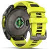 Garmin Fenix 8 47mm Solar Sapphire Titanium with Amp Yellow/Graphite Silicone Band