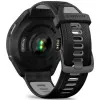 Garmin Forerunner 965 Carbon Gray DLC Titanium Bezel, Black Case, Black/Powder Gray Silicone Band