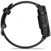 Garmin Forerunner 965 Carbon Gray DLC Titanium Bezel, Black Case, Black/Powder Gray Silicone Band