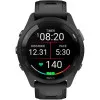 Garmin Forerunner 265 Black Bezel and Case with Black/Powder Gray Silicone Band