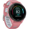 Garmin Forerunner 265S Black Bezel with Light Pink Case and Light Pink/Whitestone Silicone Band