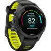 Garmin Forerunner 265S Black Bezel and Case with Black/Amp Yellow Silicone Band