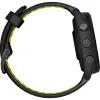 Garmin Forerunner 265S Black Bezel and Case with Black/Amp Yellow Silicone Band