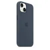 Оригинальный чехол Apple Silicone Case with MagSafe для iPhone 14 (Storm Blue) (MPRV3)