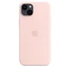 Оригінальний чохол Apple Silicone Case with MagSafe для iPhone 14 Plus (Chalk Pink)