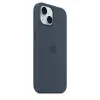 Оригінальний чохол Apple Silicone Case with MagSafe для iPhone 15 (Storm Blue) (MT0N3)