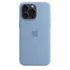 Оригінальний чохол Apple Silicone Case with MagSafe для iPhone 15 Pro Max (Winter Blue) (MT1Y3)