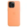 Оригінальний чохол Apple Silicone Case with MagSafe для iPhone 15 Pro Max (Orange Sorbet) (MT1W3)