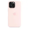 Оригінальний чохол Apple Silicone Case with MagSafe для iPhone 15 Pro Max (Light Pink) (MT1U3)