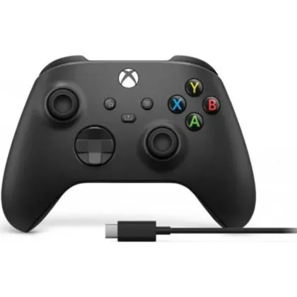 Геймпад Microsoft Xbox Series X/S Wireless Controller Carbon Black + Cable