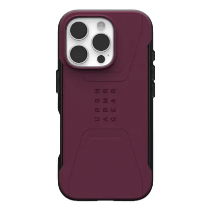 Чохол UAG Civilian для iPhone 16 Pro (Bordeaux)