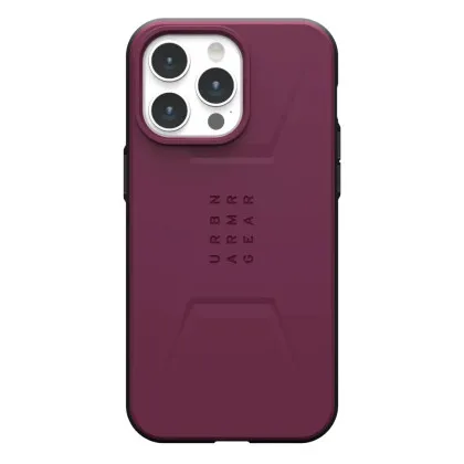 Чохол UAG Civilian MagSafe для iPhone 15 Pro Max (Bordeaux) у Старокостянтинові