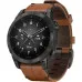 Garmin Epix (Gen 2) Sapphire Black Titanium with Chestnut Leather Band