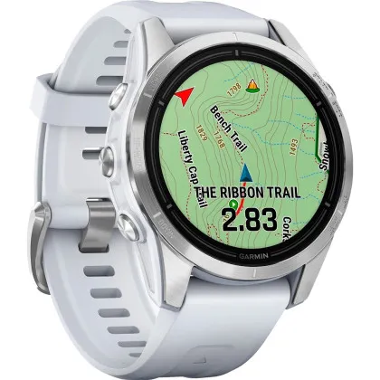 Garmin Epix Pro (Gen 2) Standard 42mm Silver with Whitestone Band