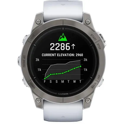 Garmin Epix Pro (Gen 2) Sapphire 47mm Titanium with Whitestone Band