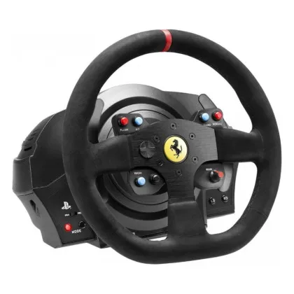 Комплект (кермо, педалі) Thrustmaster T300 Ferrari Integral RW Alcantara edition PS5/PC/PS4 (Black) (UA)