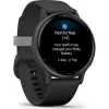 Garmin Vivoactive 5 Slate Aluminum Bezel with Black Case and Silicone Band