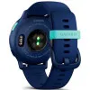 Garmin Vivoactive 5 Metallic Navy Aluminum Bezel with Navy Case and Silicone Band