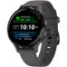 Garmin Venu 3S Slate Stainless Steel Bezel with Pebble Gray Case and Silicone Band