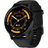 Garmin Venu 3 Slate Stainless Steel Bezel with Black Case and Silicone Band