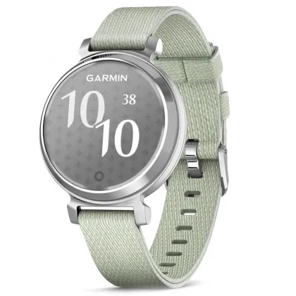 Garmin Lily 2 Classic Silver with Sage Gray Nylon Band