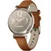 Garmin Lily 2 Classic Cream Gold with Tan Leather Band