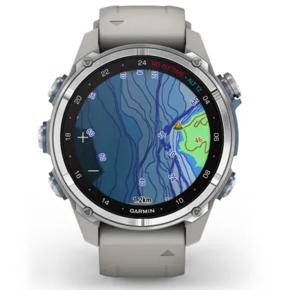 Garmin Descent Mk3 43mm Stainless Steel with Fog Gray Silicone Band в Дубно