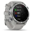 Garmin Descent Mk3 43mm Stainless Steel with Fog Gray Silicone Band