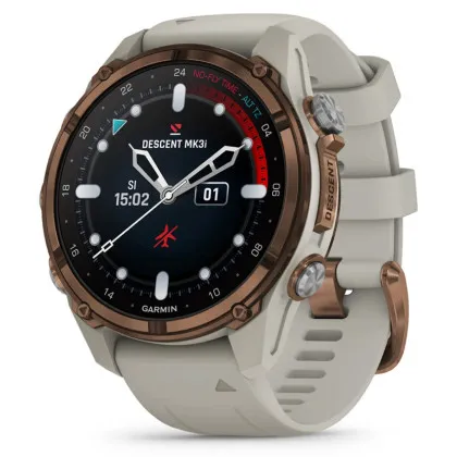 Garmin Descent Mk3i 43mm Bronze PVD Titanium with French Gray Silicone Band в Дубно