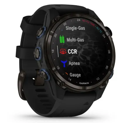 Garmin Descent Mk3i 43mm Carbon Gray DLC Titanium with Black Silicone Band в Дубно