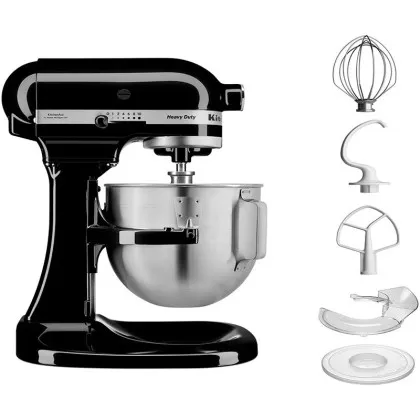 Планетарний міксер KitchenAid Heavy Duty 4,8 л з відкидним блоком (Black)