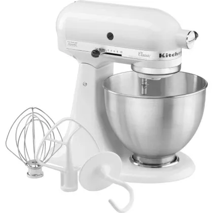 Планетарний міксер KitchenAid CLASSIC 4,3 л з відкидним блоком (White)