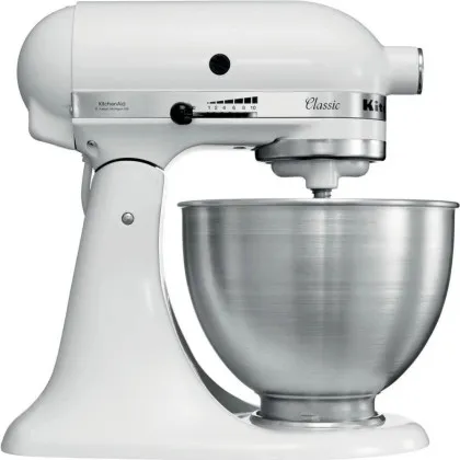 Планетарний міксер KitchenAid CLASSIC 4,3 л з відкидним блоком (White)