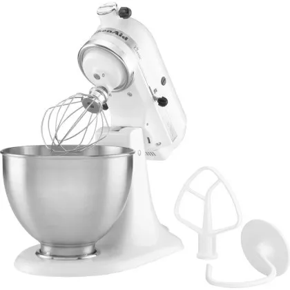 Планетарний міксер KitchenAid CLASSIC 4,3 л з відкидним блоком (White)