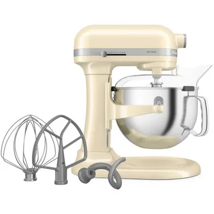 Планетарний міксер KitchenAid Artisan 5,6 л з підйомною чашею (Cream)