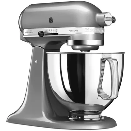 Планетарний міксер KitchenAid Artisan 4,8 л з відкидним блоком (Silver)