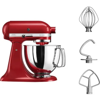 Планетарний міксер KitchenAid Artisan 4,8 л з відкидним блоком (Red)