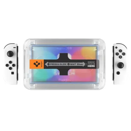 Захисне скло Spigen для Nintendo Switch Oled