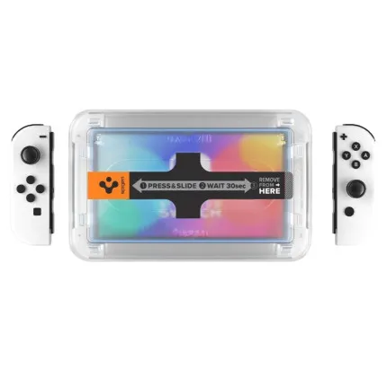 Захисне скло Spigen для Nintendo Switch Oled