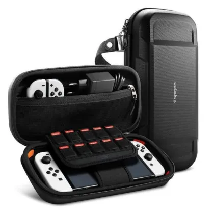 Чохол Spigen Rugged Armor Pro Pouch для Nintendo Switch/Switch OLED (Black)