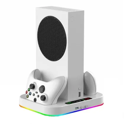 Зарядна станція iPega з охолодженням для XBOX S+ 2 акумулятори, RGB (PG-XBS012S)